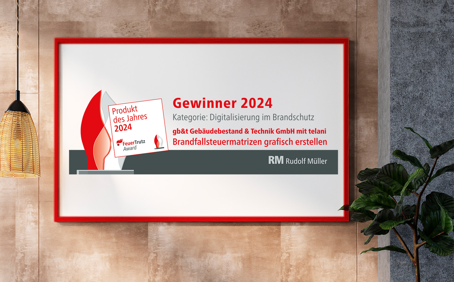 telani gewinnt den FeuerTrutz Award 2024 in der Kategorie Digitalisierung im Brandschutz