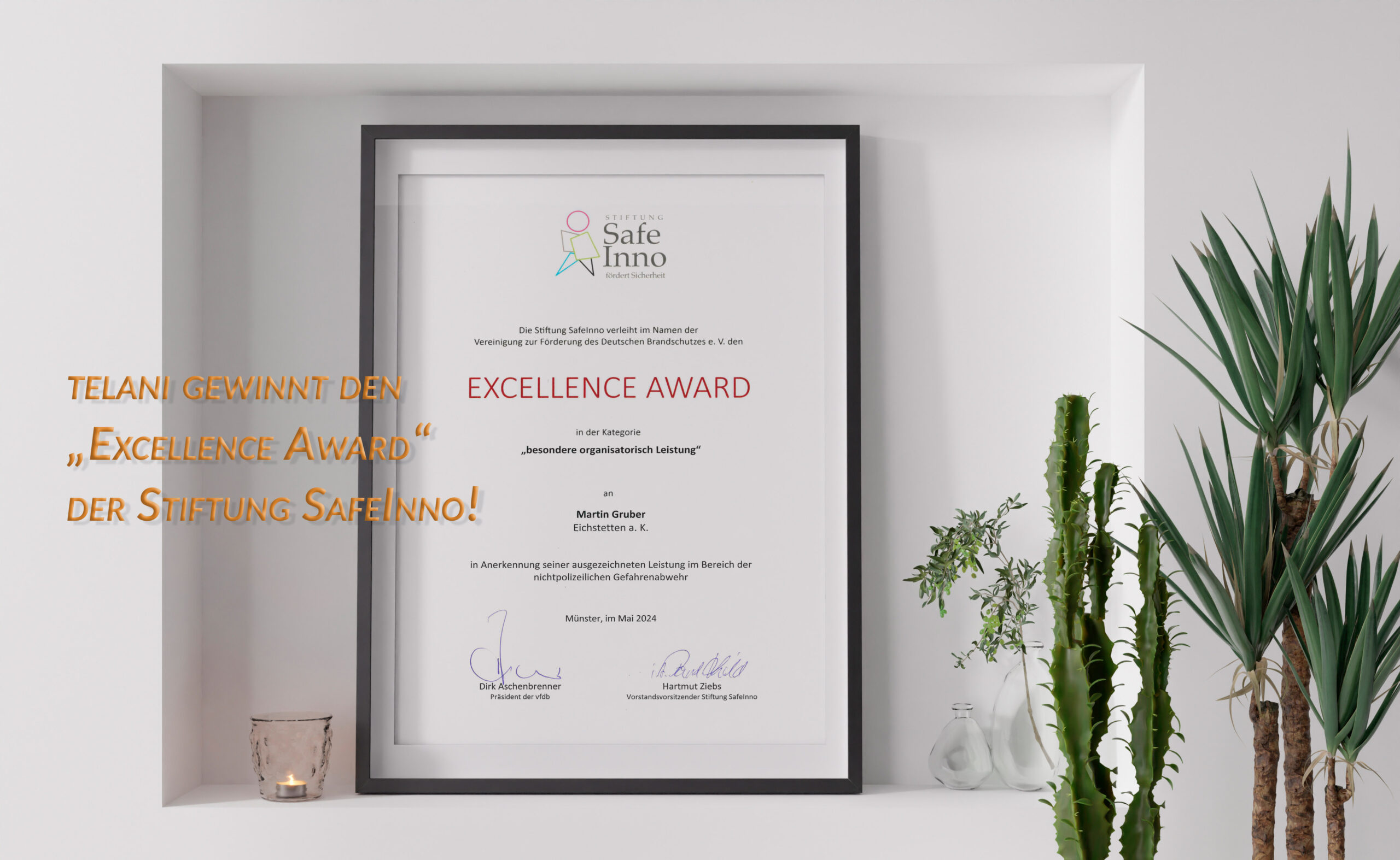 Empty vertical picture frame on white wall in modern living room. Mock up interior in contemporary, scandinavian style. Free, copy space for picture. Plants, candle. Close up. 3D rendering